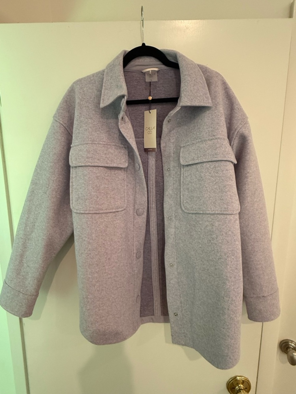 Calia Pale Lavender Utility Shacket Jacket #carrieunderwood